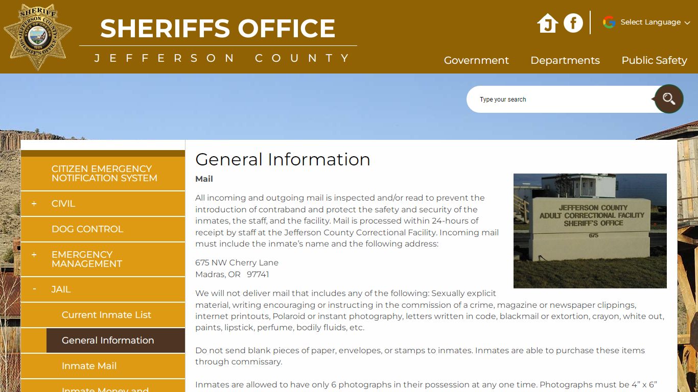 General Information | Jefferson County Oregon